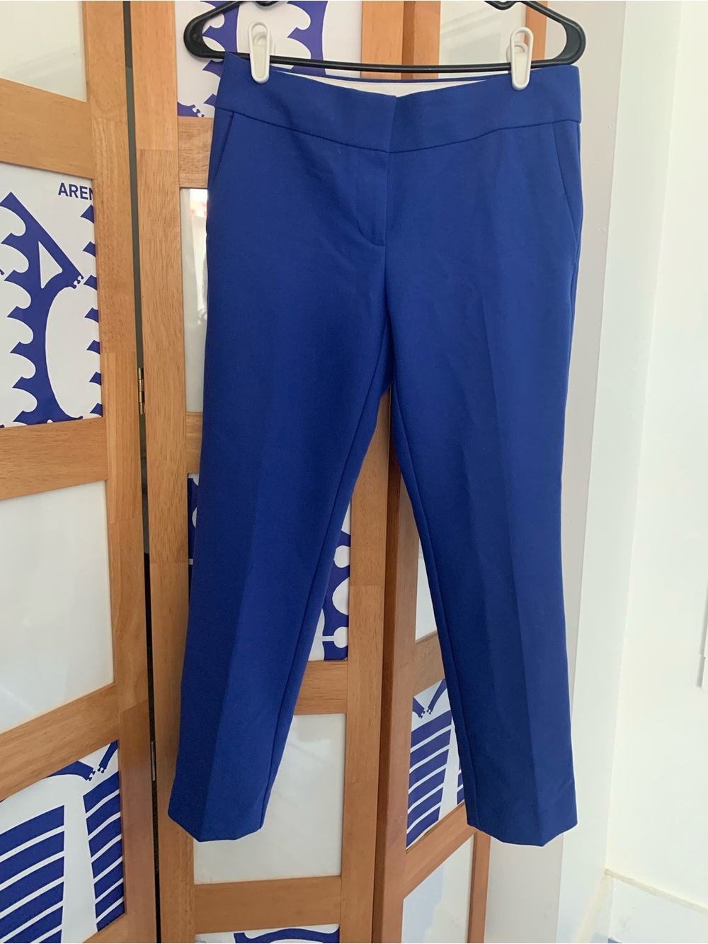 LOFT Royal Blue Tailored Ankle Pants